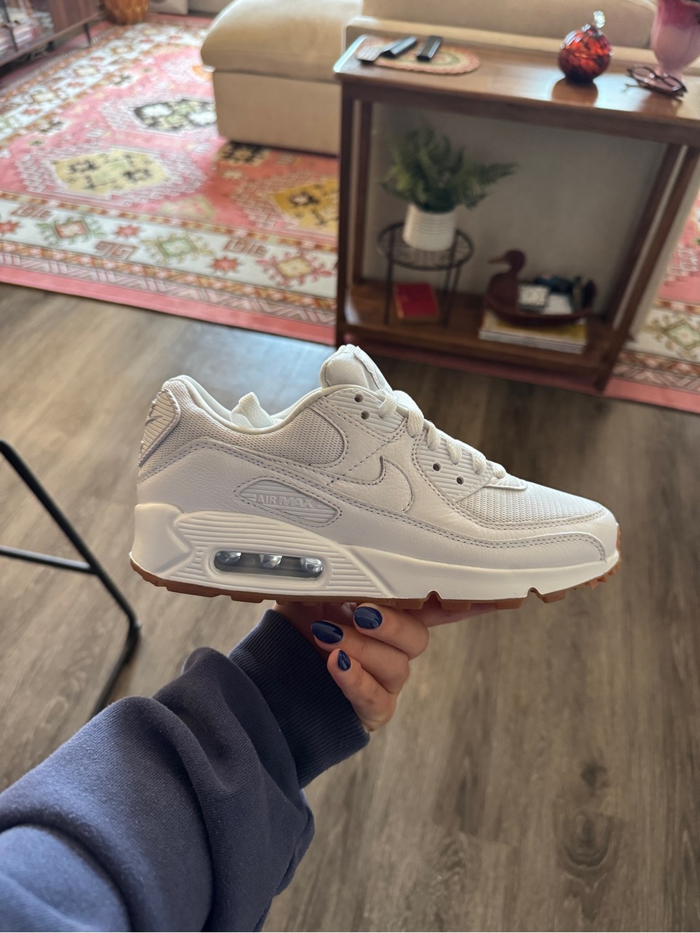 Nike Air Max 90 Women's White Gum Sole Sneaker